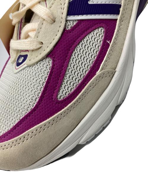 NEW BALANCE（ニューバランス）NEW BALANCE (ニューバランス) U990TD6 BEIGE 23SS-I パープル×アイボリー サイズ:27.5cm 未使用品の古着・服飾アイテム