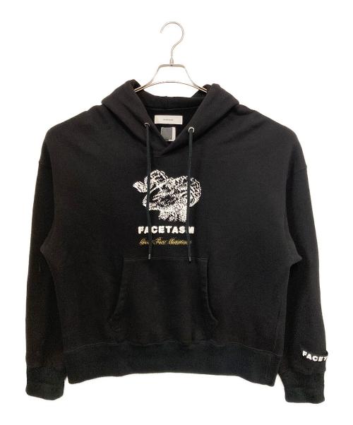 FACETASM（ファセッタズム）FACETASM (ファセッタズム) KOSUKE KAWAMURA SHEEP LOGO HOODIE ブラック サイズ:4の古着・服飾アイテム