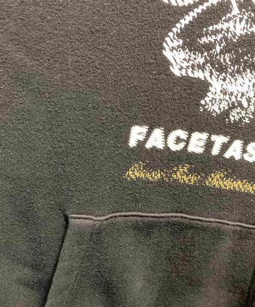 FACETASM（ファセッタズム）FACETASM (ファセッタズム) KOSUKE KAWAMURA SHEEP LOGO HOODIE ブラック サイズ:4の古着・服飾アイテム