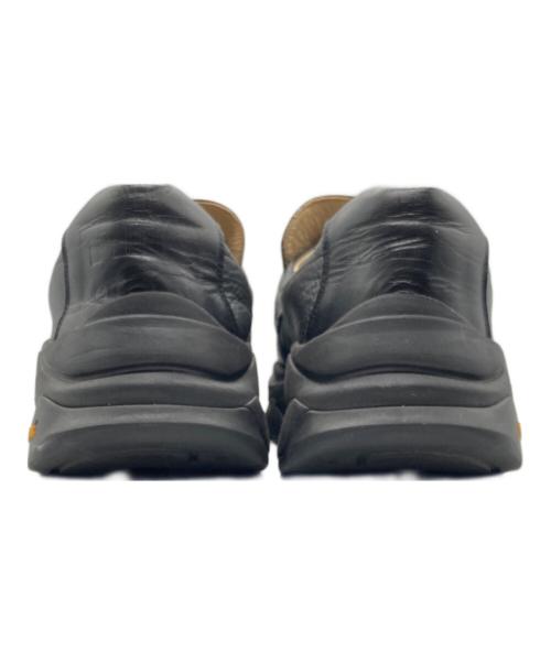 The Mongolian Choppsss（ザモンゴリアンチョップス）The Mongolian Choppsss (ザモンゴリアンチョップス) GYOZA SKY WALKER 餃子靴 / ビブラムソールローファー ブラック サイズ:27の古着・服飾アイテム