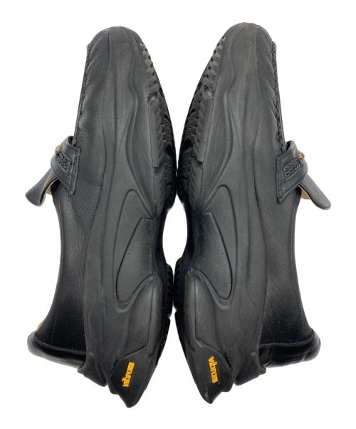 The Mongolian Choppsss（ザモンゴリアンチョップス）The Mongolian Choppsss (ザモンゴリアンチョップス) GYOZA SKY WALKER 餃子靴 / ビブラムソールローファー ブラック サイズ:27の古着・服飾アイテム