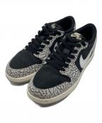 NIKEナイキ）の古着「AIR JORDAN 1 RETRO LOW OG」｜ブラック×グレー