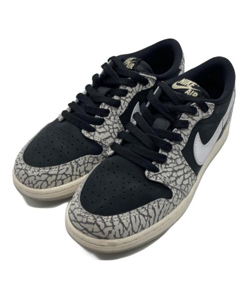 NIKE（ナイキ）NIKE (ナイキ) AIR JORDAN 1 RETRO LOW OG ブラック×グレー サイズ:23.5の古着・服飾アイテム
