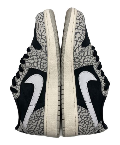 NIKE（ナイキ）NIKE (ナイキ) AIR JORDAN 1 RETRO LOW OG ブラック×グレー サイズ:23.5の古着・服飾アイテム