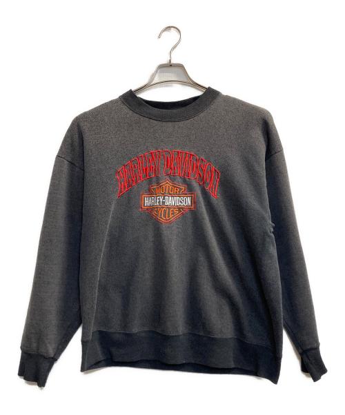 HARLEY-DAVIDSON（ハーレーダビッドソン）HARLEY-DAVIDSON (ハーレーダビッドソン) スウェット グレー サイズ:Ｌの古着・服飾アイテム