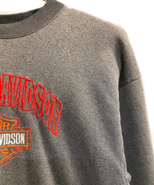 HARLEY-DAVIDSON（ハーレーダビッドソン）HARLEY-DAVIDSON (ハーレーダビッドソン) スウェット グレー サイズ:Ｌの古着・服飾アイテム