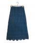 GRACE CONTINENTAL（（グレースコンチネンタル）の古着「レーススカート」｜ブルー
