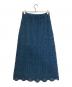 GRACE CONTINENTAL (（グレースコンチネンタル) レーススカート ブルー サイズ:36：3000円