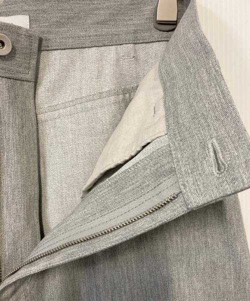 ETRE TOKYO（エトレトウキョウ）ETRE TOKYO (エトレトウキョウ) ツイルワイドパンツ グレー サイズ:Sの古着・服飾アイテム