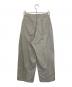 ETRE TOKYO (エトレトウキョウ) ツイルワイドパンツ グレー サイズ:S：4000円