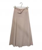 Ameriアメリ）の古着「ORIGAMI FLARE WRAP PANTS / オリガミフレアラップパンツ」｜ピンク