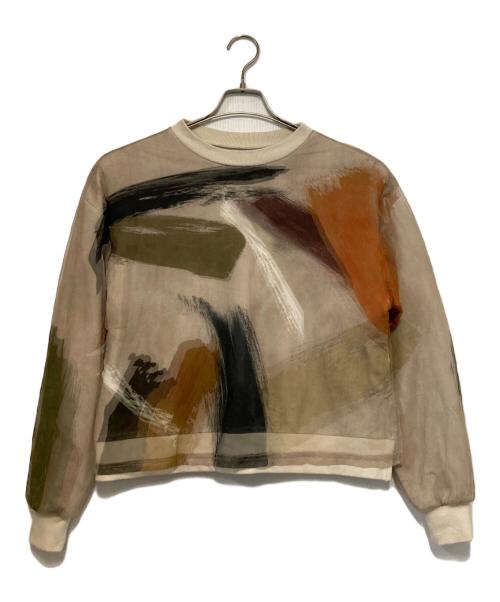 Ameri（アメリ）Ameri (アメリ) LOUISE ART SWEAT  / ルイースアートスウェット アイボリー サイズ:ＦＲＥＥの古着・服飾アイテム