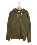 Championチャンピオン）の古着「リバースウィーブジップパーカー」｜グリーン