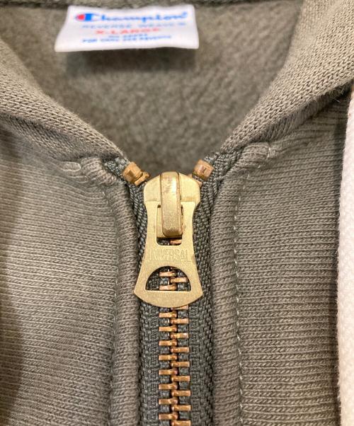 Champion（チャンピオン）Champion (チャンピオン) リバースウィーブジップパーカー グリーン サイズ:LLの古着・服飾アイテム