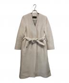 FRAY IDフレイ アイディー）の古着「MANTECOノーカラーコート」｜アイボリー