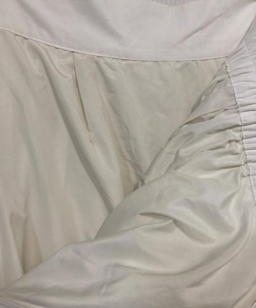 anuans（アニュアンス）anuans (アニュアンス) ギャザーボリュームスカート ホワイト サイズ:Ｓの古着・服飾アイテム