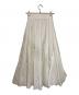 anuans (アニュアンス) ギャザーボリュームスカート ホワイト サイズ:Ｓ：4000円