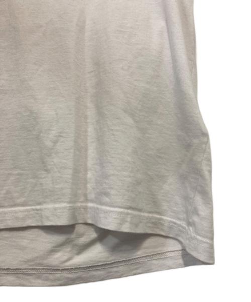 MONCLER（モンクレール）MONCLER (モンクレール) MAGLIA SCOLLO A V V NECK JUMPER / マグリアVネックカットソー ホワイト サイズ:LLの古着・服飾アイテム