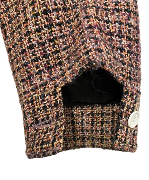 SHINYA KOZUKA（シンヤコズカ）SHINYA KOZUKA (シンヤコズカ) MAC SHIRT-ISH JK オレンジ×パープル サイズ:Sの古着・服飾アイテム