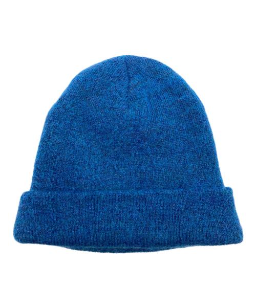 SUPREME（シュプリーム）Supreme (シュプリーム) ミニボックスロゴモヘアビーニー ブルーの古着・服飾アイテム