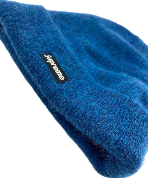 SUPREME（シュプリーム）Supreme (シュプリーム) ミニボックスロゴモヘアビーニー ブルーの古着・服飾アイテム