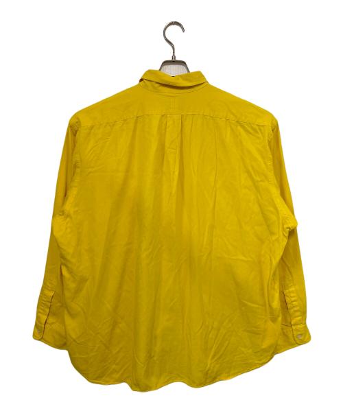 RALPH LAUREN（ラルフローレン）RALPH LAUREN (ラルフローレン) シルクコットンツイルBLAKEシャツ イエロー サイズ:XXLの古着・服飾アイテム
