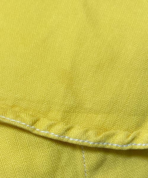 RALPH LAUREN（ラルフローレン）RALPH LAUREN (ラルフローレン) シルクコットンツイルBLAKEシャツ イエロー サイズ:XXLの古着・服飾アイテム