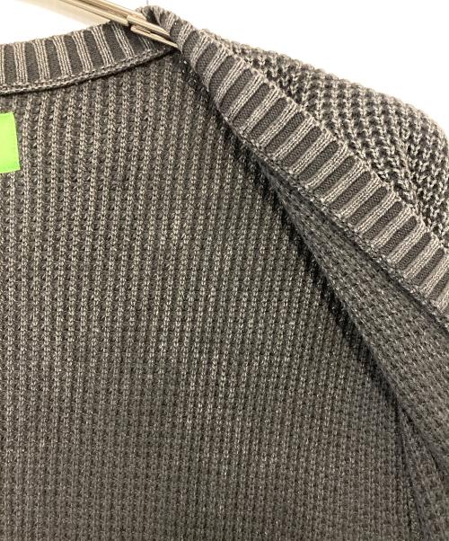 HUF（ハフ）HUF (ハフ) ニットカーディガン ブラック サイズ:Ⅼの古着・服飾アイテム