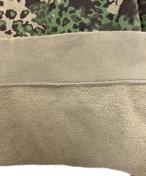 HUF（ハフ）HUF (ハフ) CONTRA 1/4 ZIP FLEECE/ハーフジップスウェット カーキ サイズ:Ｌの古着・服飾アイテム