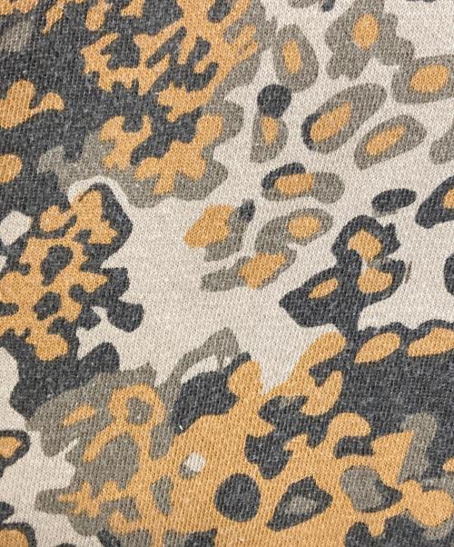 HUF（ハフ）HUF (ハフ) CONTRA 1/4 ZIP FLEECE/ハーフジップスウェット オレンジ×ベージュ サイズ:ＸＬの古着・服飾アイテム