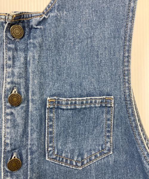 Something（サムシング）Something (サムシング) FREAK'S STORE (フリークストア) デニムオーバーオール インディゴ サイズ:Sの古着・服飾アイテム