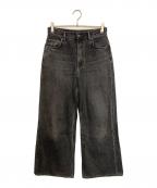 Acne studiosアクネ ストゥディオス）の古着「リラックスフィットデニムパンツ」｜ブラック
