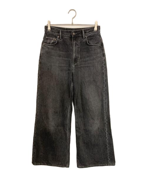 Acne studios（アクネ ストゥディオス）Acne studios (アクネ ストゥディオス) リラックスフィットデニムパンツ ブラック サイズ:W29×L30の古着・服飾アイテム
