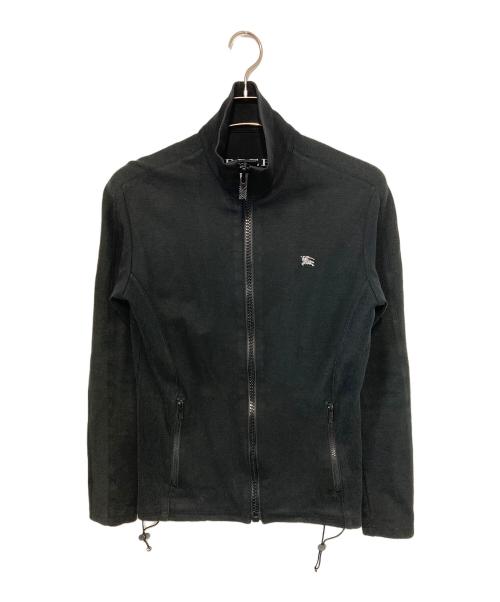 BURBERRY BLACK LABEL（バーバリーブラックレーベル）BURBERRY BLACK LABEL (バーバリーブラックレーベル) コットンジップジャケット ブラック サイズ:2の古着・服飾アイテム