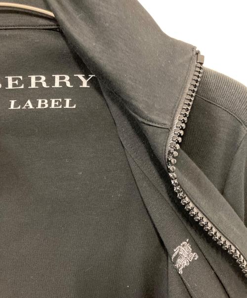 BURBERRY BLACK LABEL（バーバリーブラックレーベル）BURBERRY BLACK LABEL (バーバリーブラックレーベル) コットンジップジャケット ブラック サイズ:2の古着・服飾アイテム