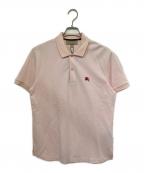 BURBERRY BLACK LABELバーバリーブラックレーベル）の古着「ポロシャツ」｜ピンク