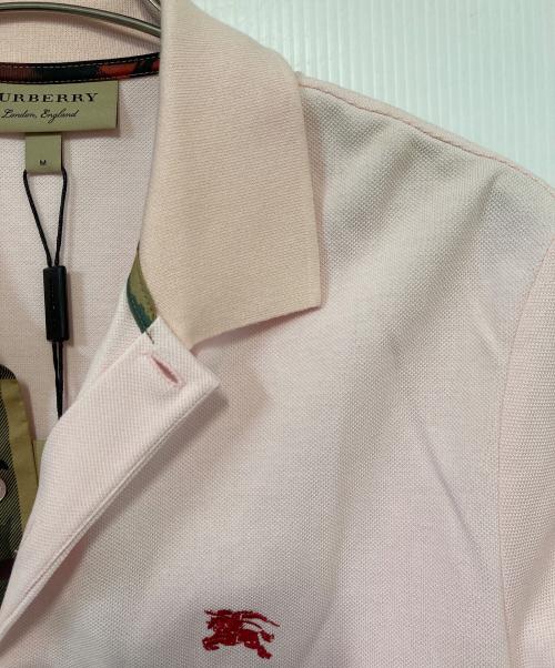 BURBERRY BLACK LABEL（バーバリーブラックレーベル）BURBERRY BLACK LABEL (バーバリーブラックレーベル) ポロシャツ ピンク サイズ:Mの古着・服飾アイテム