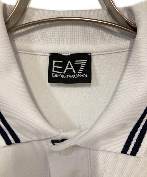 EMPORIO ARMANI（エンポリオアルマーニ）EMPORIO ARMANI (エンポリオアルマーニ) ポロシャツ ホワイト サイズ:Ｍの古着・服飾アイテム
