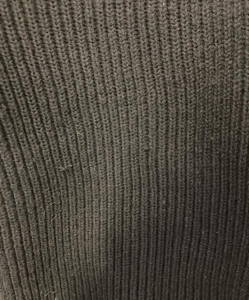 CELINE（セリーヌ）CELINE (セリーヌ) トリオンフワンポイントリブニット ブラック サイズ:Ｍの古着・服飾アイテム