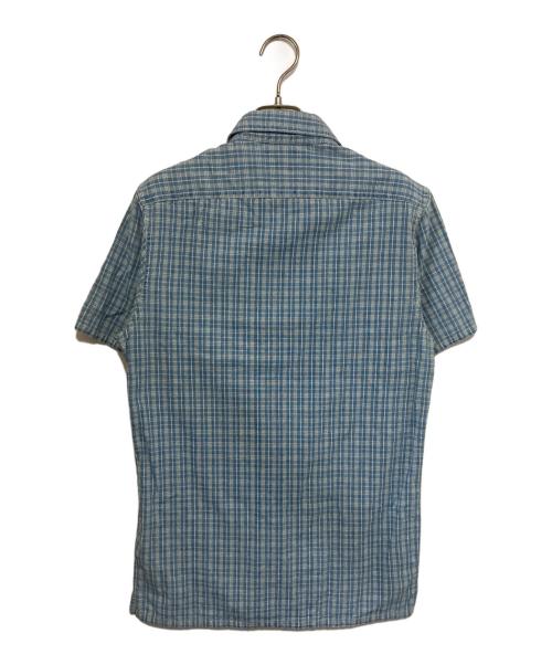 RRL（ダブルアールエル）RRL (ダブルアールエル) チェックシャツ ブルー×ホワイト サイズ:Sの古着・服飾アイテム