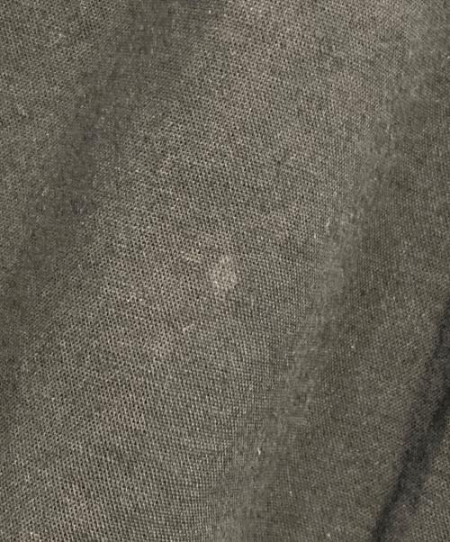 IENA LA BOUCLE（イエナ ラ ブークル）IENA LA BOUCLE (イエナ ラ ブークル) コットンリネンフリルノースリーブシャツ ブラック サイズ:記載なしの古着・服飾アイテム