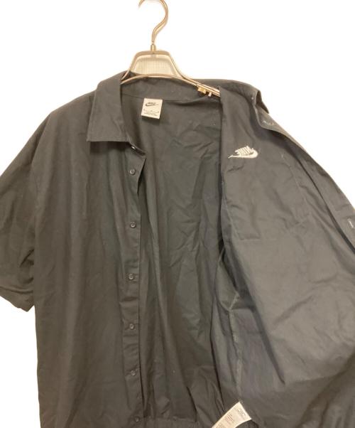 NIKE（ナイキ）NIKE (ナイキ) CLUB OXFORD BOTTON UP S/S/ショートスリーブ オックスフォード ボタンアップ シャツ ブラック サイズ:Ｍの古着・服飾アイテム