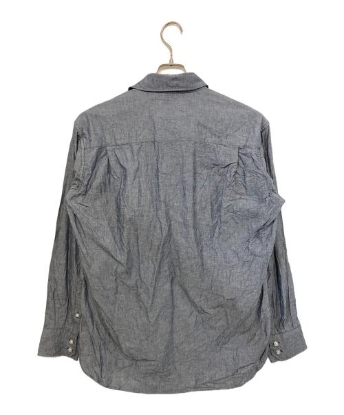 KOLOR（カラー）KOLOR (カラー) ハーフボタンシャツ ブルー サイズ:3の古着・服飾アイテム