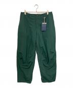 KOLORカラー）の古着「ナイロンドローコードパンツ」｜グリーン