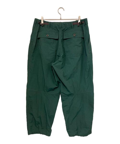 KOLOR（カラー）KOLOR (カラー) ナイロンドローコードパンツ グリーン サイズ:4の古着・服飾アイテム