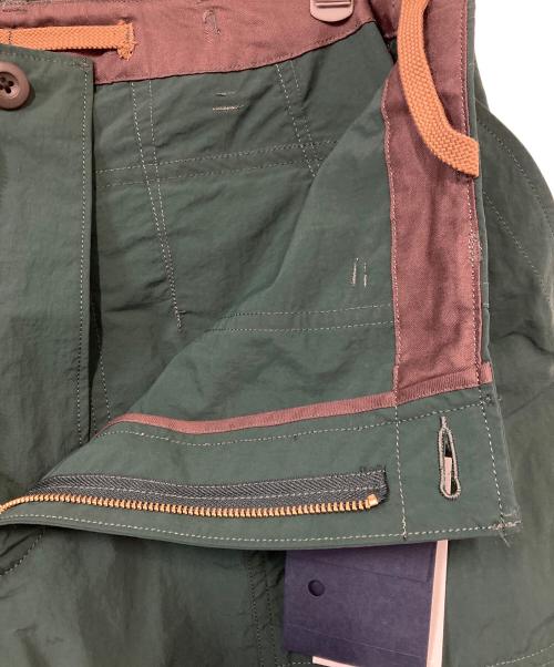 KOLOR（カラー）KOLOR (カラー) ナイロンドローコードパンツ グリーン サイズ:4の古着・服飾アイテム
