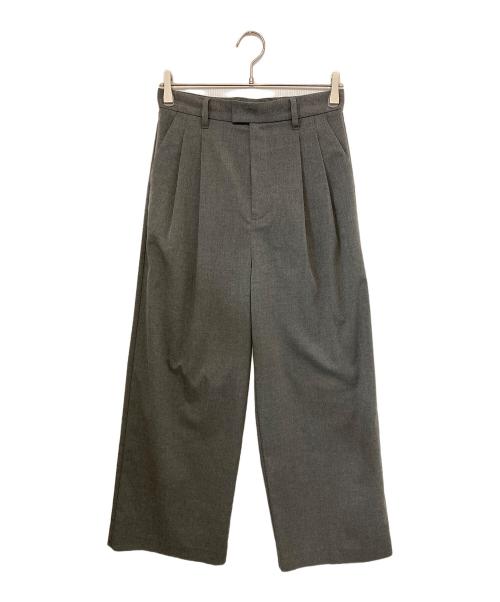 JOURNAL STANDARD relume（ジャーナルスタンダード レリューム）JOURNAL STANDARD relume (ジャーナルスタンダード レリューム) ウールライクワイドトラウザース グレー サイズ:38の古着・服飾アイテム