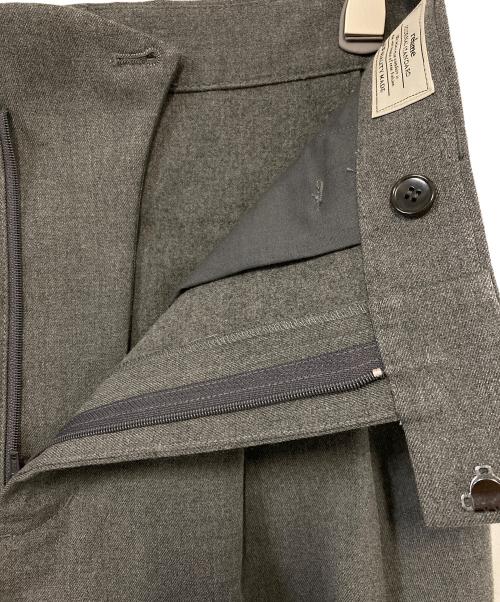 JOURNAL STANDARD relume（ジャーナルスタンダード レリューム）JOURNAL STANDARD relume (ジャーナルスタンダード レリューム) ウールライクワイドトラウザース グレー サイズ:38の古着・服飾アイテム