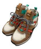 LACOSTEラコステ）の古着「ハイカットスニーカー」｜アイボリー×ブラウン