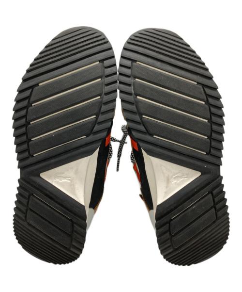 LACOSTE（ラコステ）LACOSTE (ラコステ) ハイカットスニーカー アイボリー×ブラウン サイズ:23cmの古着・服飾アイテム